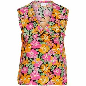 Blúzok Vila VICOLMENA FLO S/L TOP 14076265 kép