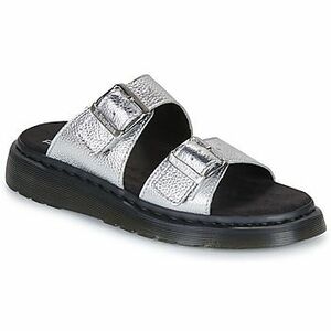 Papucsok Dr. Martens Josef Slide Silver Metallic Tumble kép