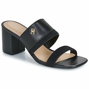 Szandálok / Saruk Tommy Hilfiger LEATHER SUEDE BLOCK HEEL MULE kép