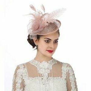 fascinators sapka tea party sapka nőknek kentucky derby esküvői virág koktélhálós toll fejdísz Lightinthebox kép