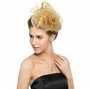 fascinator pillbox sapkák nőknek tollvirágos templom derby fejpántos klip esküvői tea party sapka Lightinthebox kép