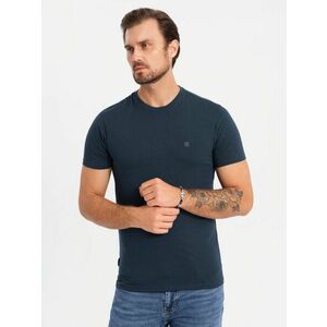 Ombre Clothing Modern sötétkék férfi póló V2 OM-TSCT-0220 kép