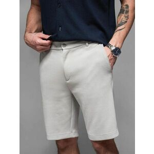 Ombre Clothing Világosszürke férfi chino rövidnadrág V5 SPECS-0149 kép