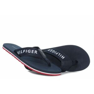 Tommy Hilfiger Print Beach Sandal sötétkék férfi papucs kép