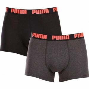 Puma Basic fekete-szürke Boxer 2db-os szett kép