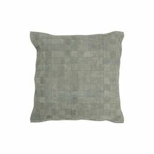 Párnák J-line COUSSIN CARR PETIT CUIR VE (45x45x8cm) kép