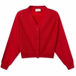 Kabátok Compania Fantastica COMPAÑIA FANTÁSTICA Cardigan 10407 - Red kép