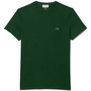 Pólók / Galléros Pólók Lacoste Cotton Pima Crew Neck T-Shirt Pine Green kép