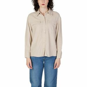 Ingek / Blúzok Only ONLCARO L/S OVS LINEN BL SHIRT CC PNT 15278795 kép