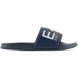 strandpapucsok Ea7 Emporio Armani Visibility Logo Slides Navy Blue kép