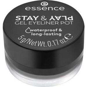 Szemhéjtus Essence Eyeliner Gel Pot Stay Play - 01 Black kép