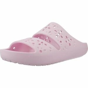 Lábujjközös papucsok Crocs CLASSIC FLORAL CUT OUT SAND kép