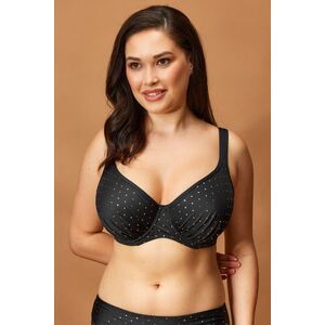 Maia Glitter Black Plus bikinifelső kép