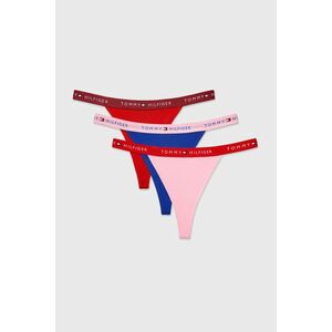 3PACK Tommy Hilfiger Ess Cotton tanga kép