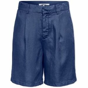 Rövidnadrágok Only Charis Life Shorts - Dark Blue Denim kép