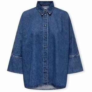 Blúzok Only Noos Grace Shirt - Medium Blue Denim kép