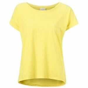 Pulóverek Vila Dreamers T-Shirt - Yellow Iris kép