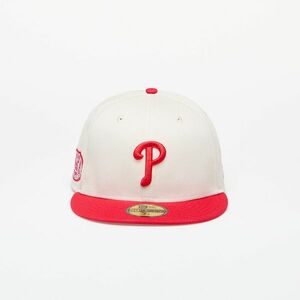 New Era Philadelphia Phillies 59FIFTY Fitted Cap Ivory/ Front Door Red 7 3/8 kép