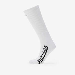 PLEASURES Knock Out Socks White Universal kép