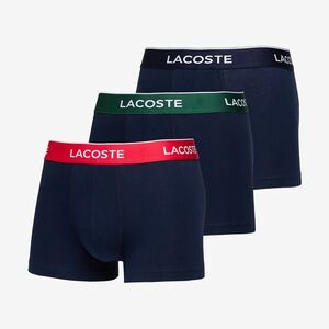 LACOSTE 3-Pack Casual Cotton Stretch Boxers Navy S kép