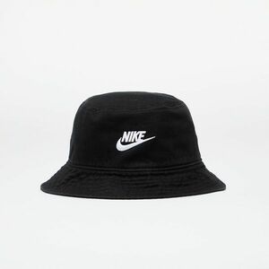 Nike Apex Futura Washed Bucket Hat Black/ White L kép