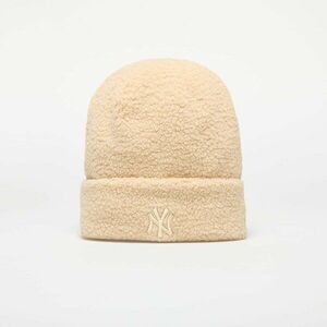 New Era New York Yankees Knit Medium Wmns MLB Wmns Borg Beanie Stone Universal kép