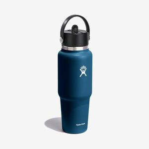 Hydro Flask 1000 ml Wide Flex Straw Travel Bottle Indigo Universal kép