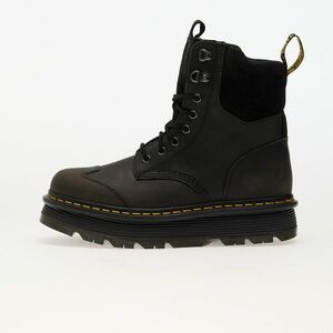 Sneakers Dr. Martens Zebzag 8 Tie Black E.H. Suede & Charcoal Grey Burnished Waxy Pull Up EUR 42 kép