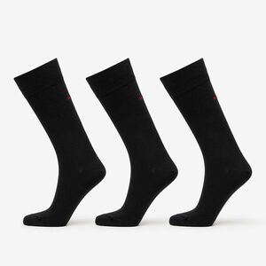 Hugo Boss Uni Socks 3-Pack Black 43-46 kép