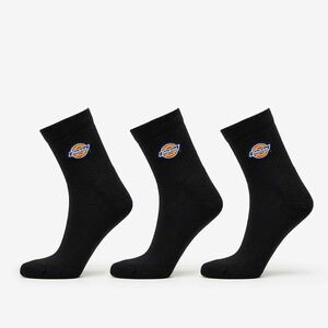 Dickies Valley Grove Mid Socks 3-Pack Black 39-42 kép