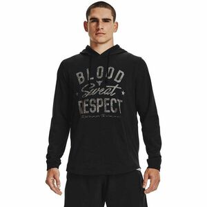 Pulóver Under Armour Project Rock Terry Bsr Hoodie Black S kép