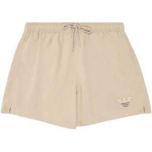 Fürdőruhák Emporio Armani Beach Two Tone Eagle Swim Short Beige kép