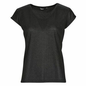 Rövid ujjú pólók Only ONLSILVERY S/S V NECK LUREX TOP JRS kép