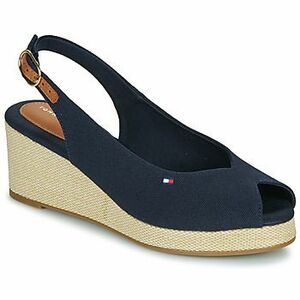 Szandálok / Saruk Tommy Hilfiger FLAG MID WEDGE ESPAD SLINGBACK kép