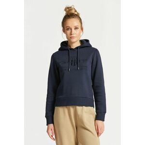 MELEGÍTŐ FELSŐ GANT TONAL ARCHIVE SHIELD HOODIE EVENING BLUE kép