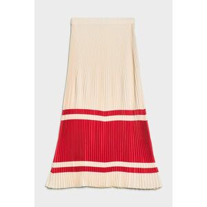 SZOKNYA GANT D2. STRIPE PLEATED SKIRT LINEN kép