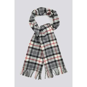 SÁL GANT D1. CHECKED WOOL TWILL SCARF CHARCOAL MELANGE kép