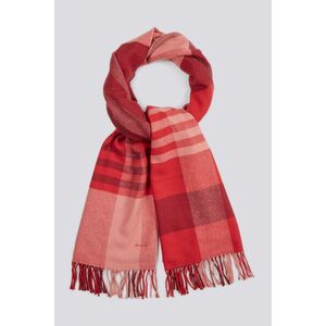 SÁL GANT D2. BIG CHECK WOOL SCARF RUBY RED kép