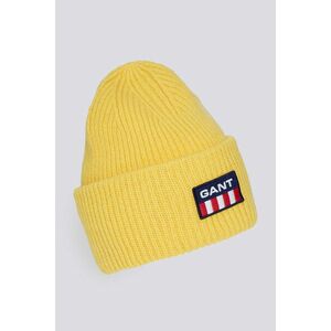 SAPKA GANT UNISEX. GANT RETRO LOGO BEANIE CITRUS YELLOW kép