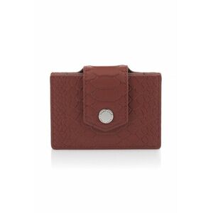 PÉNZTÁRCA GANT D1. ICON G LEATHER CARD WALLET BURGUNDY kép