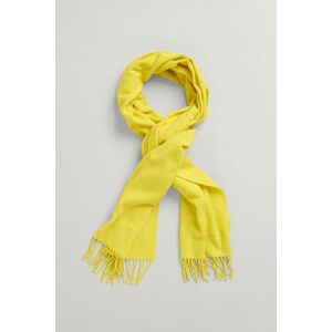 SÁL GANT D2. WOOL SOLID WOVEN SCARF ELECTRIC YELLOW kép