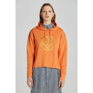 MELEGÍTŐ FELSŐ GANT D2. ROPE ICON HOODIE APRICOT ORANGE kép