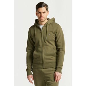 MELEGÍTŐ FELSŐ GANT D1. THE ORIGINAL FULL ZIP HOODIE JUNIPER GREEN kép