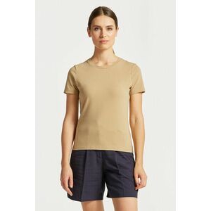 TOP GANT CTN/ELA SS TOP DARK KHAKI kép