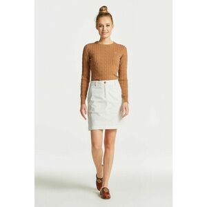 SZOKNYA GANT CHINO SKIRT EGGSHELL kép