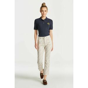 FARMER GANT CHAIN PRINT CROPPED JEANS EGGSHELL kép