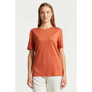 PÓLÓ GANT REL DRAPED SS T-SHIRT LIGHT COPPER kép