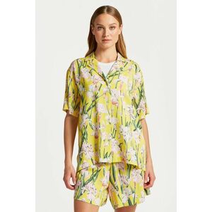 ING GANT REL IRIS PRINT SS PYJAMA SHIRT CANARY YELLOW kép