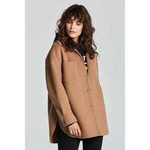 DZSEKI GANT D2. HANDSTITCHED SHIRT JACKET WARM KHAKI kép