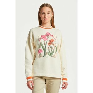 MELEGÍTŐ FELSŐ GANT IRIS PRINT C-NECK SWEAT CREAM3 kép